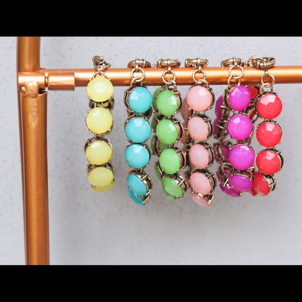 Sugar Dot blue Bracelet available in multiple colors (other listings) - Picture 2 of 3